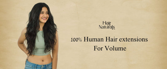 100% Human Hair extensions For Volume