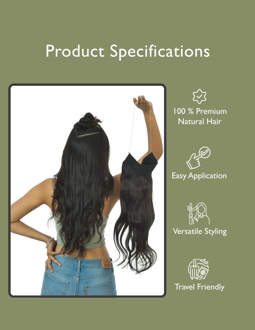 Halo Hair extension